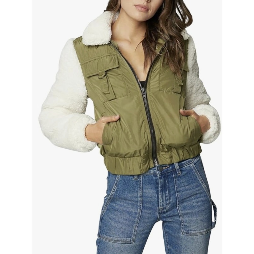 BLANKNYC] Women's Bomber Jacket Outerwear, Take it Easy Sixe XS (MSRP $128)